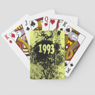 Vintage 1993 Distressed Playing Cards