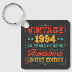 Vintage 1994 Made in 1994 30th Birthday 30 Years  Key Ring