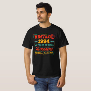 Vintage 1994 Made in 1994 30th Birthday 30 Years T-Shirt