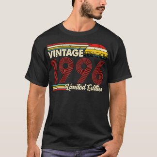 Vintage 1996 Birthday Shirt Limited Edition 1996 B