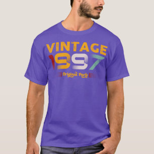 Vintage 1997 Original Parts Family Birthday Gift T-Shirt