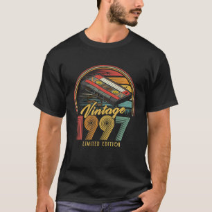 Vintage 1997 Retro Cassette 1997 29th Birthday 29 T-Shirt