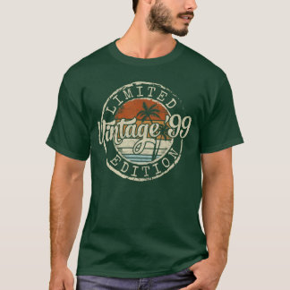 Vintage 1999 26th Birthday Gifts for Men Women 26  T-Shirt