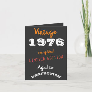 Vintage 19XX Limited Edition – retro-themed  Invitation