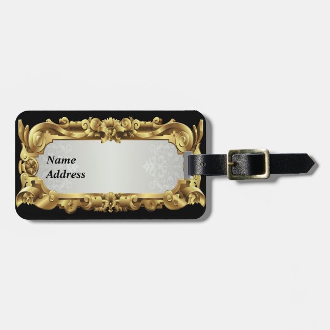 Vintage 1 Luggage Tag (Front Horizontal)