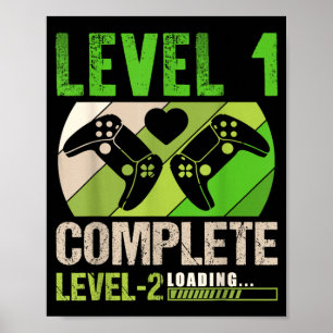Vintage 1st Wedding Anniversary - Funny Level 1 Poster