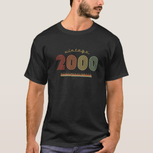Vintage 2000 All Orginal Parts 20th Birthday Gifts T-Shirt