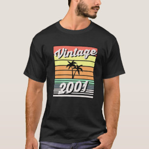 Vintage 2001 Limited Edition 21St Birthday Gift Me T-Shirt