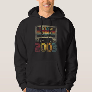 Vintage 2003 19th Birthday Ideas Men Women Him He Hoodie