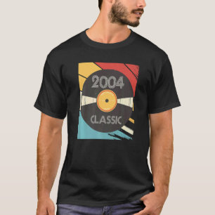 Vintage 2004 Classic Vinyl recording birth year re T-Shirt