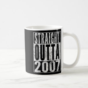 Vintage 2007 19th Birthday 19 Years Old Retro Men Coffee Mug