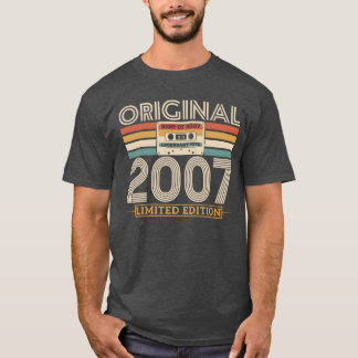 Vintage 2007 Birthday boy T-Shirt