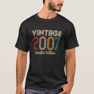 Vintage 2007 Limited Edition 15th Birthday 15 T-Shirt