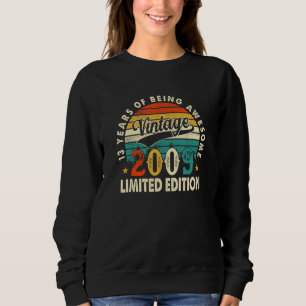 Vintage 2009  13th Birthday  13 Year Old Sweatshirt