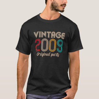 Vintage 2009 13th Birthday Gifts Retro Vintage 13 T-Shirt