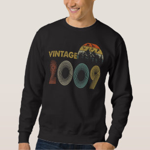 Vintage 2009 13th Birthday  Made In 2009 13 Years  Sweatshirt