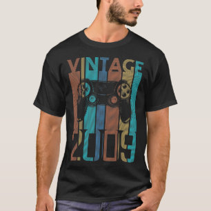 Vintage 2009 Gaming Gifts For 13 Year Old Boy Game T-Shirt