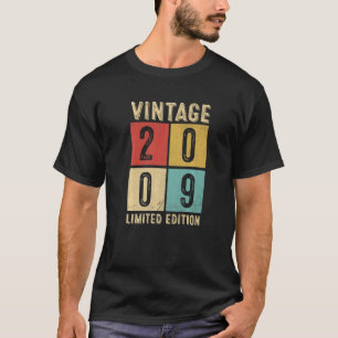 Vintage 2009 Made In 2009 14th Birthday T-Shirt