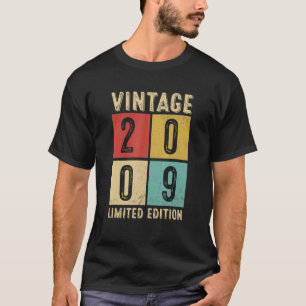 Vintage 2009 Made In 2009 14th Birthday T-Shirt