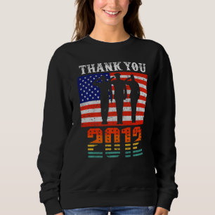 Vintage 2012 10 Years Old Flag American 10th Birt Sweatshirt
