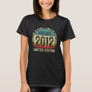 Vintage 2012 11th Birthday 11 Years Old Boy 1 T-Shirt