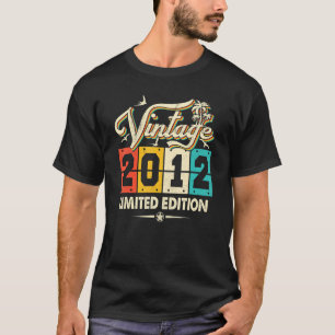 Vintage 2012 11th Birthday Boy Girl 11 Years Old T-Shirt