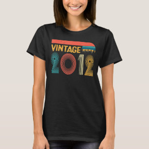 Vintage 2012 11th Birthday for Boy Girl 11 Years T-Shirt