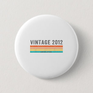 Vintage 2012 Limited Edition - 13th Birthday Gift  6 Cm Round Badge