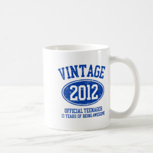 Vintage 2012 Official Teenager 13th Birthday 13 Ye Coffee Mug