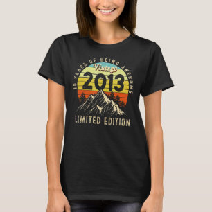 Vintage 2013   10th Birthday 10 Years Old   T-Shirt