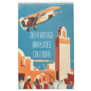 Vintage 2014 Aeroplanes Calendar