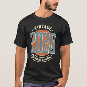 Vintage 2020 Birth Year  2 Years Old T-Shirt