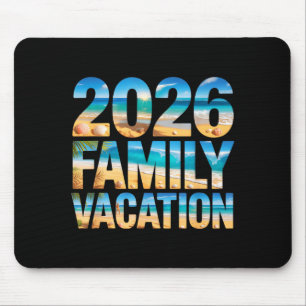 Vintage 2026 family vacation cousin trip holiday mouse pad