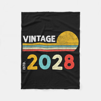 Vintage 2028  fleece blanket