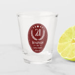 Vintage 21st Birthday For Men Limited Edition Shot Glass<br><div class="desc">👉 Put a smile on a face with this custom vintage 21st birthday shot glass gift for men! This is the perfect gift for your son or best friend. #zazzlemade - Simply click to personalise this design 🔥 My promises - This design is unique - It is designed with you...</div>