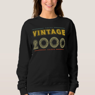 Vintage 22 Years Old Legendary Awesome Birthday 20 Sweatshirt