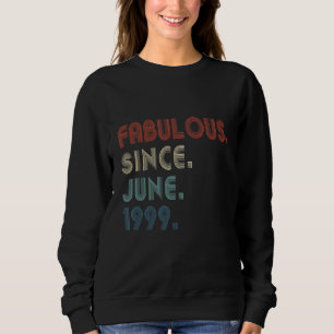 Vintage 23rd Birthday Women Men Fabulous Since Jun Sweatshirt