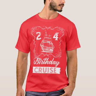 Vintage 24th Birthday Cruise T-Shirt