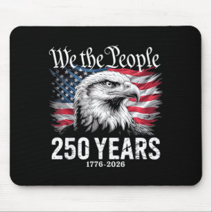 Vintage 250 Years 1776-2026 250th Birthday Eagle Mouse Pad