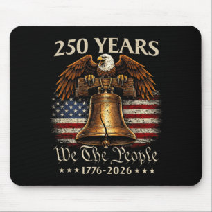 Vintage 250 Years 1776-2026 250th Funny Birthday Mouse Pad