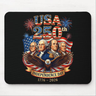 Vintage 250Th Anniversary 1776-2026 America Flag Mouse Pad