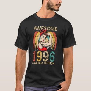 Vintage 26th Birthday  For Women  Awesome Since 19 T-Shirt