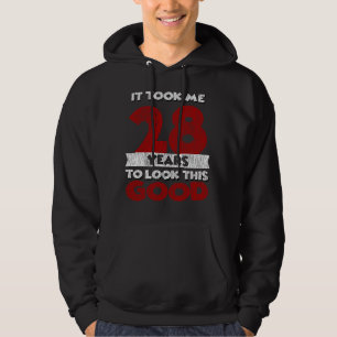 Vintage 28 Years Old Funny 28th Birthday Gift Hoodie