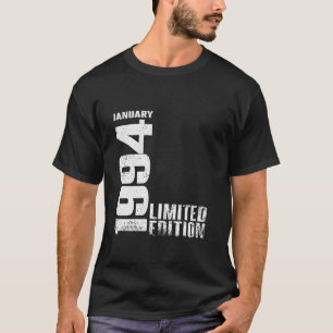 Vintage 30 Birthday I Limited Edition January 1994 T-Shirt