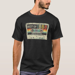 Vintage 34 Year Old Birthday Cassette Tape Best Of T-Shirt