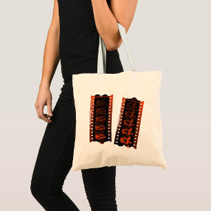 Vintage 35mm Negative Film Strip Tote Bag
