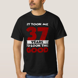 Vintage 37 Years Old Funny 37th Birthday Gift T-Shirt
