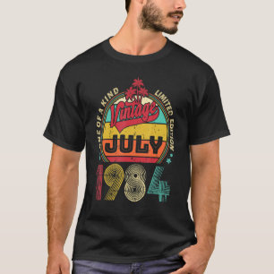 Vintage 38th Birthday Awesome Since July 1984 1 T-Shirt