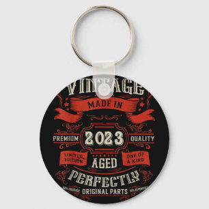 Vintage 3rd birthday decorations men funny 2023 3 key ring