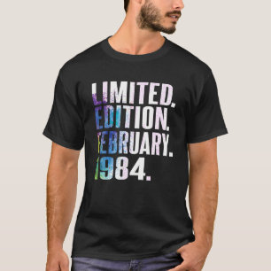 Vintage 40 Birthday I Limited Edition February 198 T-Shirt